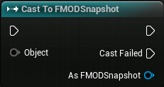 Cast To FMODSnapshot