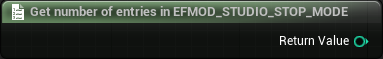 Get Number of Entries in EFMOD_STUDIO_STOP_MODE