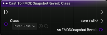 Cast To FMODSnapshotReverb Class