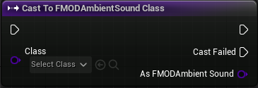 Cast To FMODAmbientSound Class