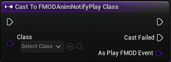 Cast To FMODAnimNotifyPlay Class