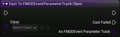 Cast To FMODEventParameterTrack Class