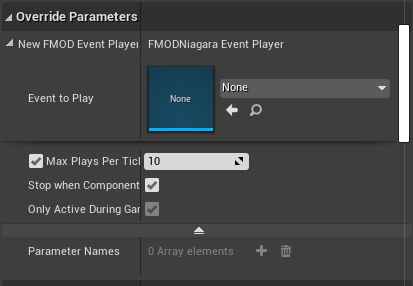 UE4 FMODEventPlayer
